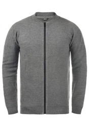 !Solid Cardigan SDCezar Hellgrau/Dunkelgrau/Grau