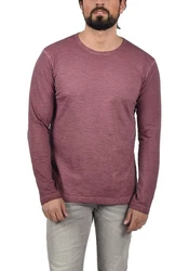 !Solid Langarmshirt SDConner Dunkelrot/Rosa/Lila/Rot/Bordeaux