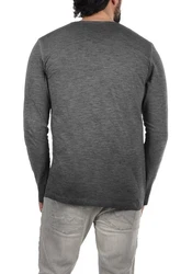 !Solid Langarmshirt SDConner Dunkelgrau/Grau