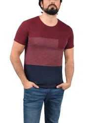 !Solid Rundhalsshirt SDMingo T-Shirt Bordeaux/Lila/Dunkelrot/Rot