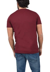 !Solid Rundhalsshirt SDMingo T-Shirt Bordeaux/Lila/Dunkelrot/Rot