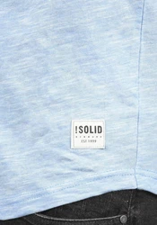 !Solid Rundhalsshirt SDFigos Kurzarmshirt Hellblau/Blau/Grau
