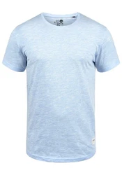 !Solid Rundhalsshirt SDFigos Kurzarmshirt Hellblau/Blau/Grau