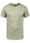!Solid Rundhalsshirt SDFigos Kurzarmshirt Dunkelgrün/Khaki