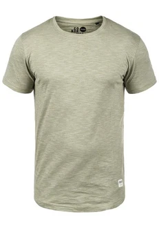 !Solid Rundhalsshirt SDFigos Kurzarmshirt Dunkelgrün/Khaki