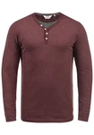 Solid Doriano Herren Longsleeve Langarmshirt mit Grandad-Ausschnitt 