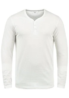 Solid Doriano Herren Longsleeve Langarmshirt mit Grandad-Ausschnitt 