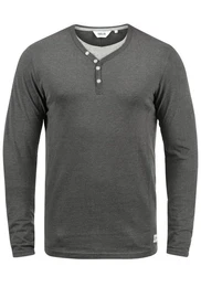 !Solid Langarmshirt SDDoriano Longsleeve im Double-Layer Look