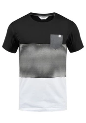 !Solid Malte Herren T-Shirt Kurzarm Shirt Mit Streifen Rundhals (SDMalte) 