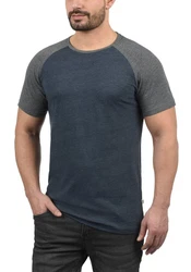 Solid Herren T-Shirt Kurzarm Shirt Mit Rundhalsausschnitt SDBastian 