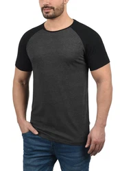 Solid Herren T-Shirt Kurzarm Shirt Mit Rundhalsausschnitt SDBastian 