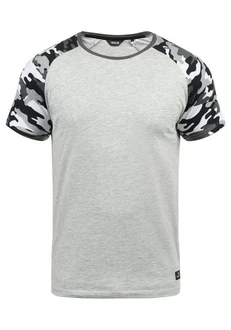 !Solid Cahil Herren T-Shirt Kurzarm Shirt mit Rundhalsausschnitt und Camouflage-Muster Tarnmuster