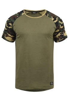 !Solid Cahil Herren T-Shirt Kurzarm Shirt mit Rundhalsausschnitt und Camouflage-Muster 