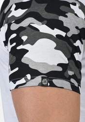 !Solid Cahil Herren T-Shirt Kurzarm Shirt mit Rundhalsausschnitt und Camouflage-Muster Tarnmuster