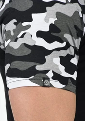 !Solid Cahil Herren T-Shirt Kurzarm Shirt mit Rundhalsausschnitt und Camouflage-Muster 