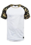 !Solid Cahil Herren T-Shirt Kurzarm Shirt mit Rundhalsausschnitt und Camouflage-Muster Tarnmuster