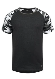 !Solid Rundhalsshirt SDCahil Kurzarmshirt mit Tarnmuster-Print
