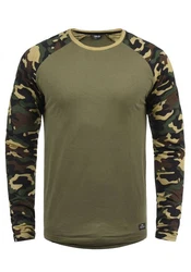 !Solid Rundhalsshirt SDCajus Longsleeve 