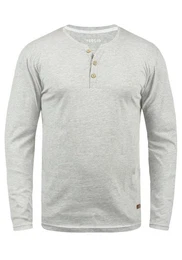 !Solid Rundhalsshirt SDVolko Longsleeve mit Knopfleiste