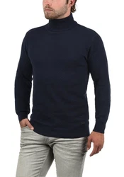 !Solid Rollkragenpullover SDKarlos Dunkelblau