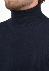 !Solid Rollkragenpullover SDKarlos Dunkelblau