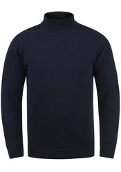 !Solid Rollkragenpullover SDKarlos Dunkelblau