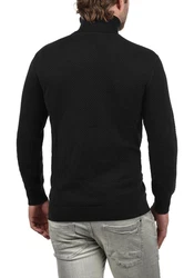 !Solid Rollkragenpullover SDKarlos Schwarz