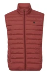 !Solid Steppweste SDSrenson mit Stehkragen Rot/Braun/Dunkelrot/Bordeaux