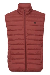!Solid Steppweste SDSrenson mit Stehkragen Rot/Braun/Dunkelrot/Bordeaux