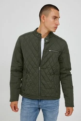 !Solid Steppjacke SDTemmey Stehkragen Dunkelgrün/Grün