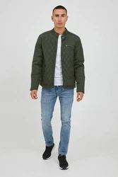 !Solid Steppjacke SDTemmey Stehkragen Dunkelgrün/Grün