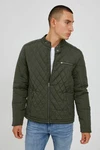 !Solid Steppjacke SDTemmey Stehkragen Dunkelgrün/Grün