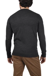 !Solid Strickpullover SDBarima Dunkelgrau/Grau/Schwarz