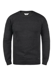 !Solid Strickpullover SDBarima Dunkelgrau/Grau/Schwarz