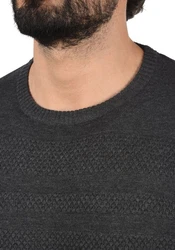 !Solid Strickpullover SDBarima Dunkelgrau/Grau/Schwarz