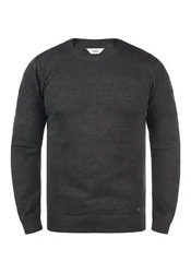 !Solid Strickpullover SDBarima Dunkelgrau/Grau/Schwarz