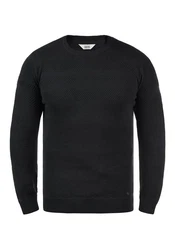 !Solid Strickpullover SDBarima Schwarz