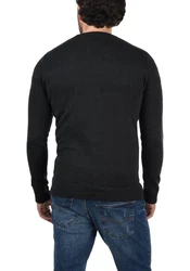 !Solid Strickpullover SDBarima Schwarz