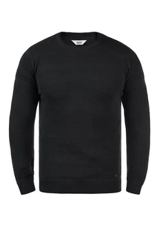 !Solid Strickpullover SDBarima Schwarz