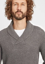 !Solid Strickpullover SDMapari Grau/Dunkelgrau/Braun