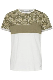 !Solid Herren T-Shirt Kurzarm Shirt Florian Rundhals-Ausschnitt Grün/Dunkelgrün/Khaki/Beige