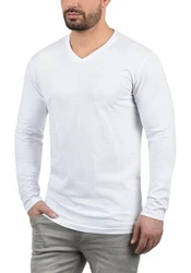 !Solid Langarmshirt SDBeda Longsleeve mit V-Ausschnitt 
