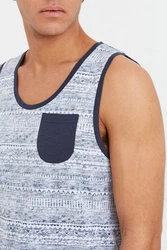 !Solid Tanktop SDImbre Shirt mit Inka Print Grau/Dunkelgrau/Hellgrau