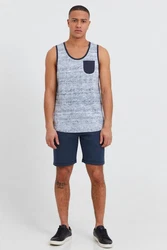 !Solid Tanktop SDImbre Shirt mit Inka Print Grau/Dunkelgrau/Hellgrau