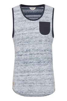 !Solid Tanktop SDImbre Shirt mit Inka Print Grau/Dunkelgrau/Hellgrau