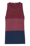 Solid Tanktop SDMinho Hemd Lila/Bordeaux/Dunkelrot/Rot