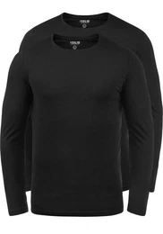 !Solid Rundhalsshirt SDBasal Langarmshirts im 2er-Pack