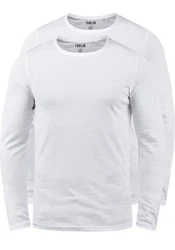 !Solid Rundhalsshirt SDBasal 2er-Pack Grau/Weiß/Silber