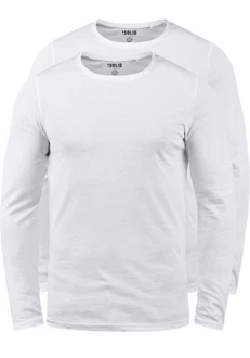 !Solid Rundhalsshirt SDBasal 2er-Pack Grau/Weiß/Silber