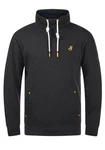 !Solid Herren Sweatshirt Pullover SDKaan mit Tube-Kragen Dunkelgrau/Schwarz/Grau